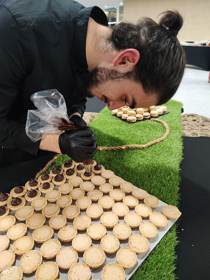 Préparation macarons