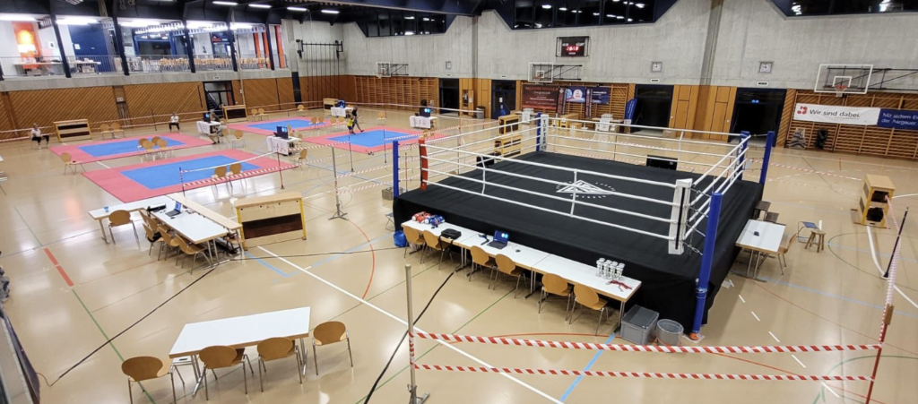Boxring im Einsatz