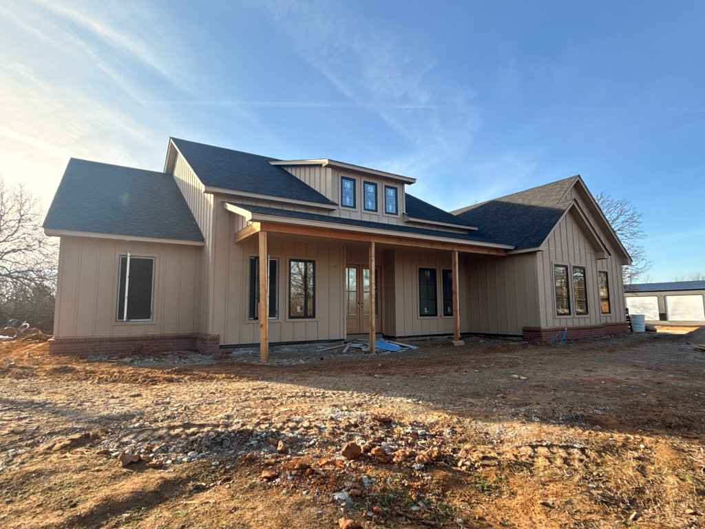 Craftsman home build exterior