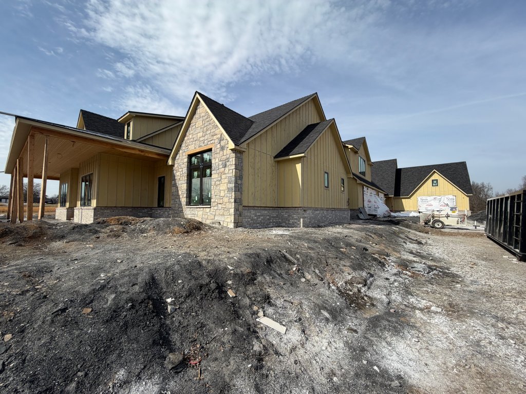 Board and batten custom home build