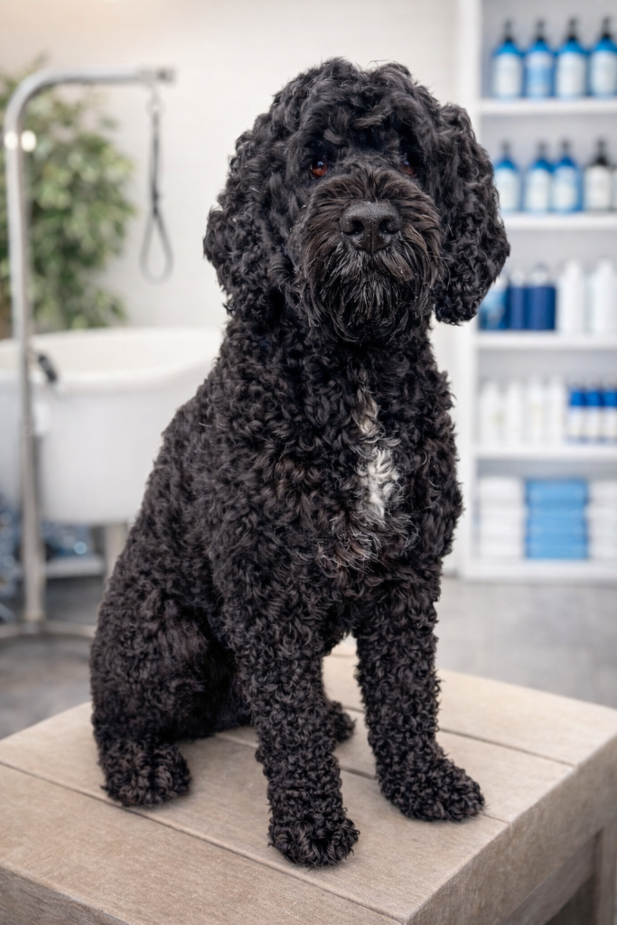 Professional dog grooming at KIWIdogz spa