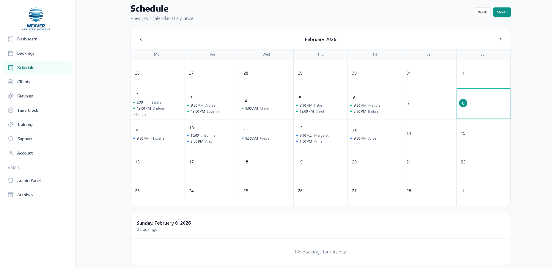 Business Operations template preview