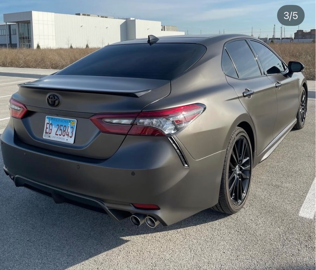 Matte Gray Toyota Camry