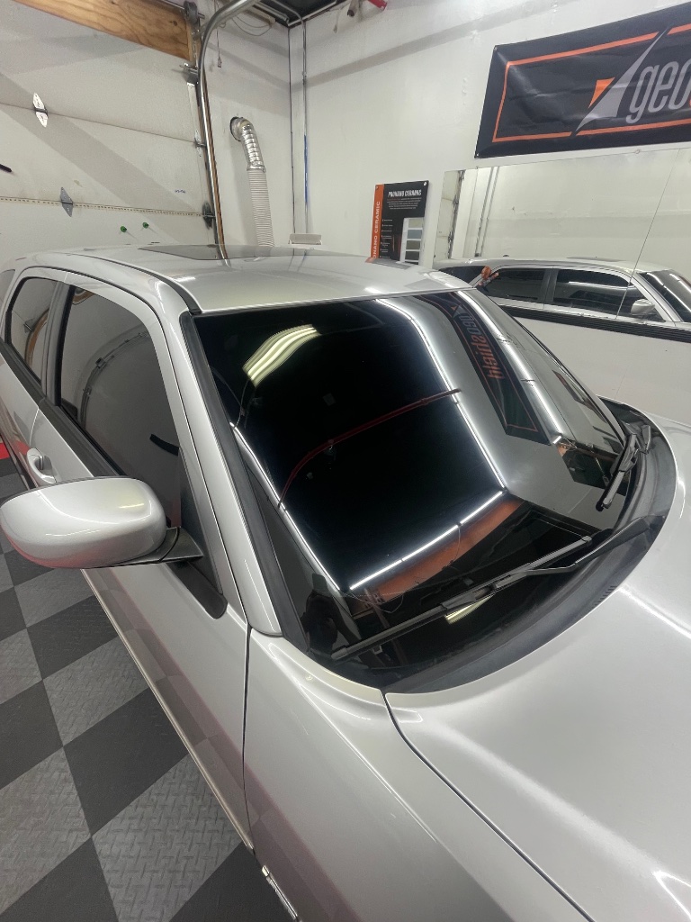 Window Tint - Silver Dodge Challenger Sunroof