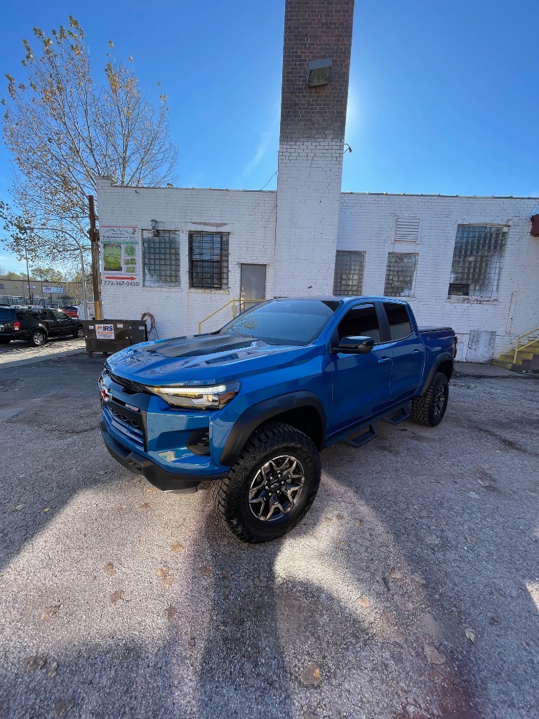 Window Tint - Blue Chevy Colorado ZR2