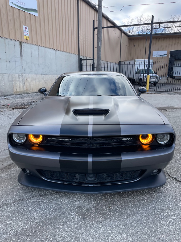 Matte Gray Challenger with Stripes