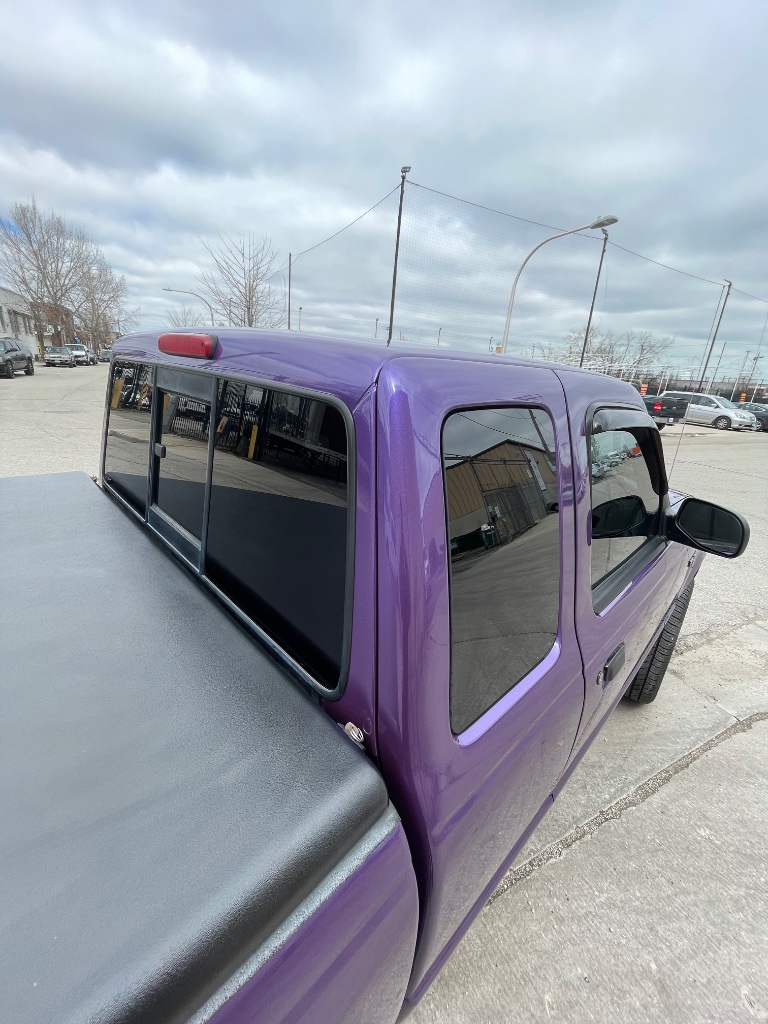 Metallic Purple Ford Ranger Detail