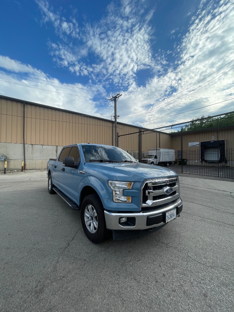 Sky Blue Ford F-150