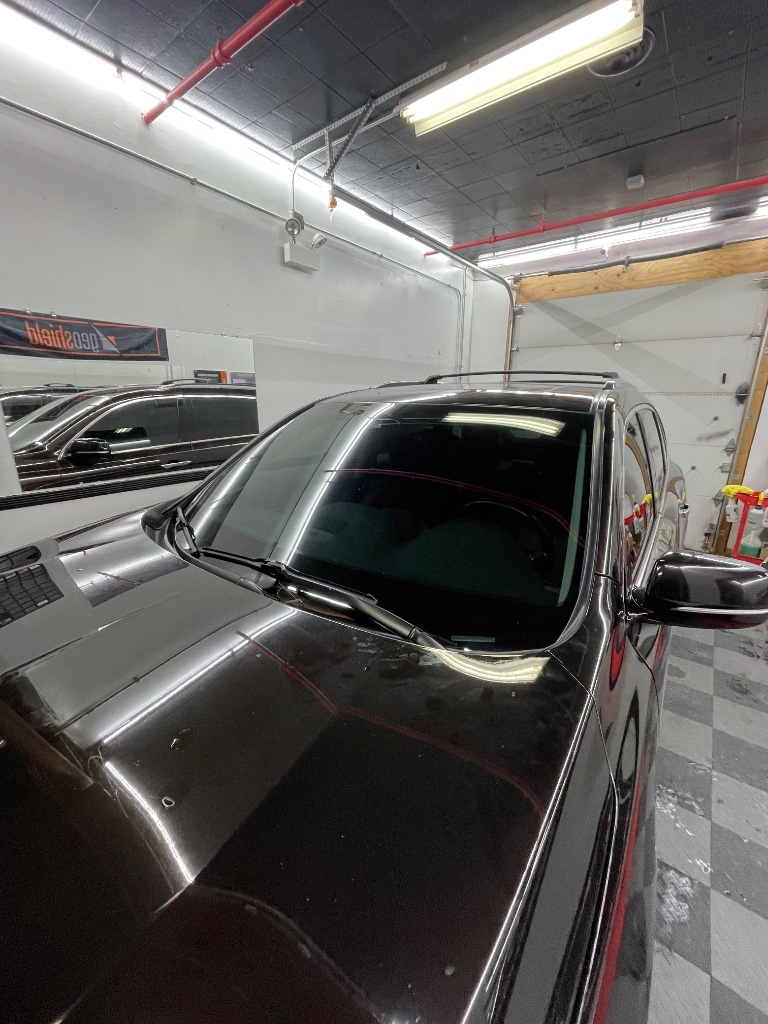 Window Tint - Red Jeep Wrangler