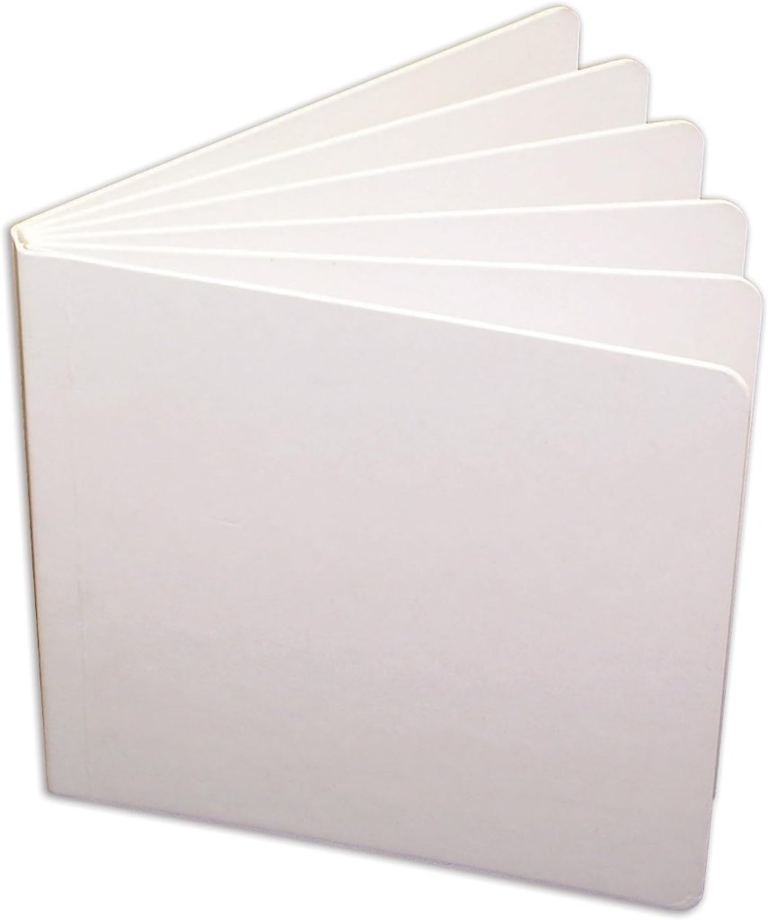 Blank board book with chunky pages - perfect for creating custom family memory books and teaching stories