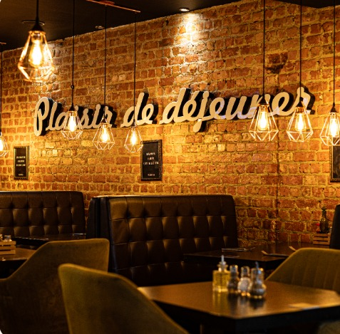 Intérieur du café
