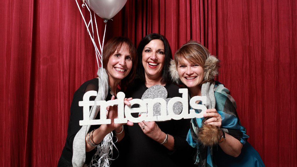 Photo booth with friends