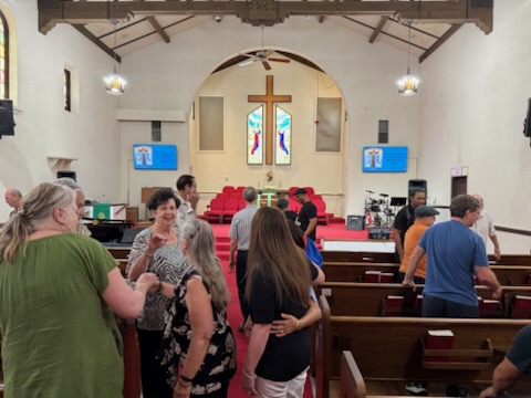 First Congregational Church community gathering