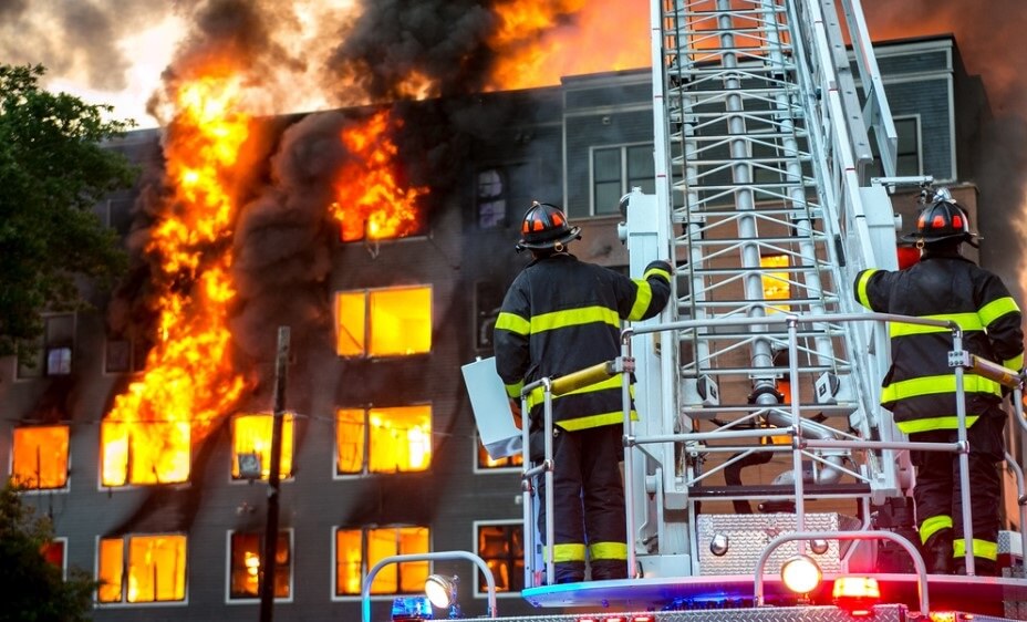 Commercial Building Fire Event