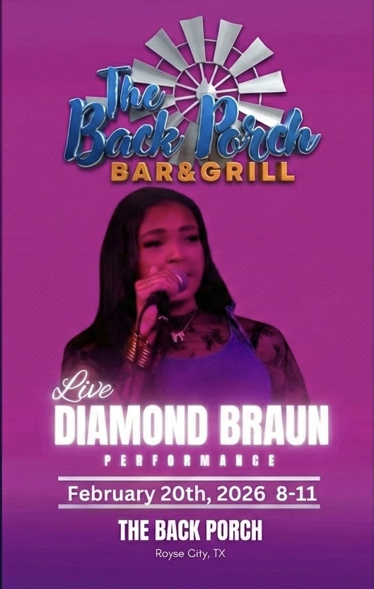 Diamond Braun Live at The Back Porch - February 20th 2026