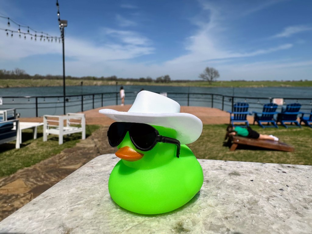 Green Cowboy Duck