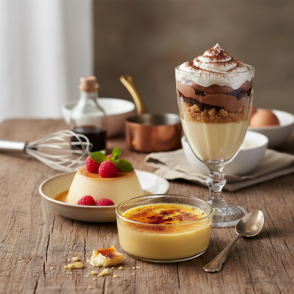 Custards and Creams: Mastering Delicate Bases