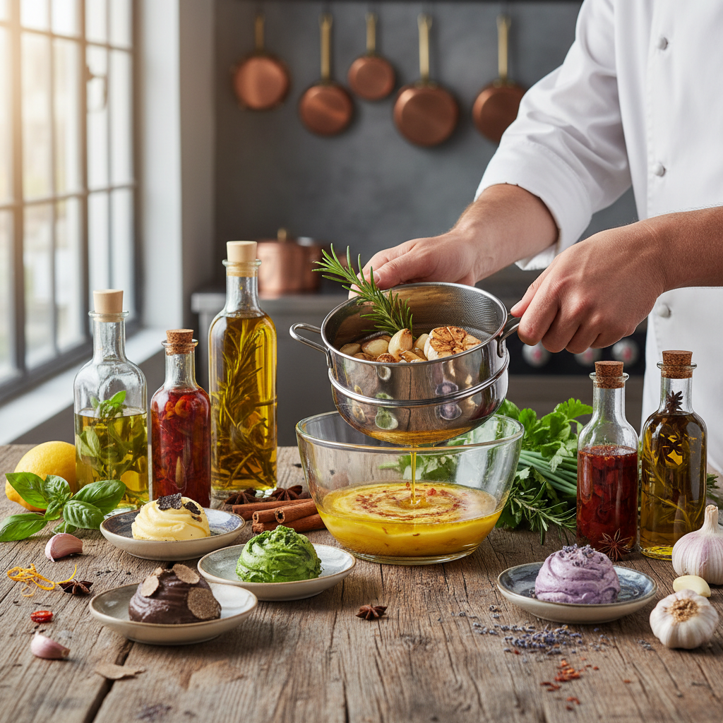 Infused Oils and Butters: Extracting Flavor