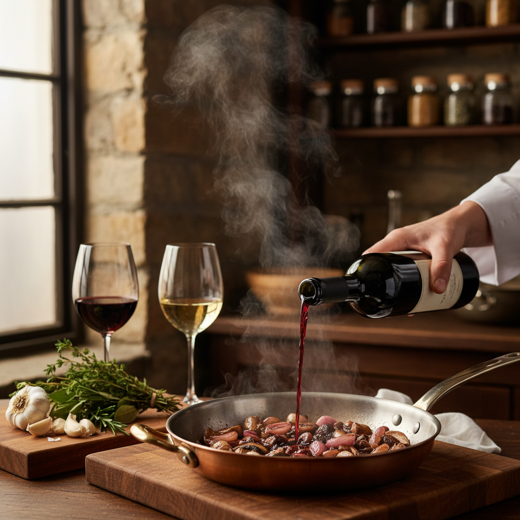 Cooking With Wine: Flavor Building Technique