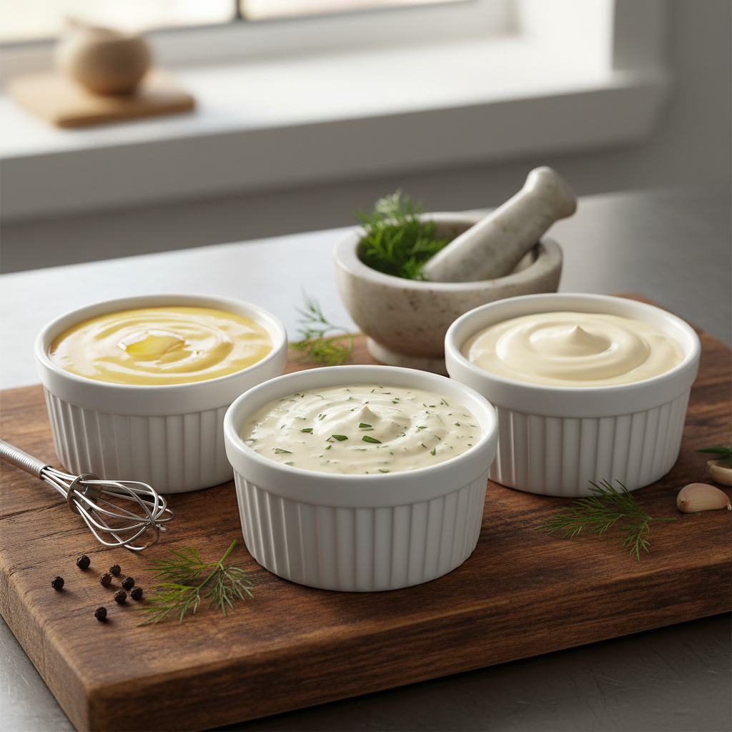 Emulsified Sauces: Hollandaise, Béarnaise, and Mayonnaise