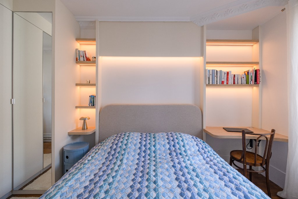 Rénovation haut de gamme Paris – intérieur luxe conçu par Agence Li.Or