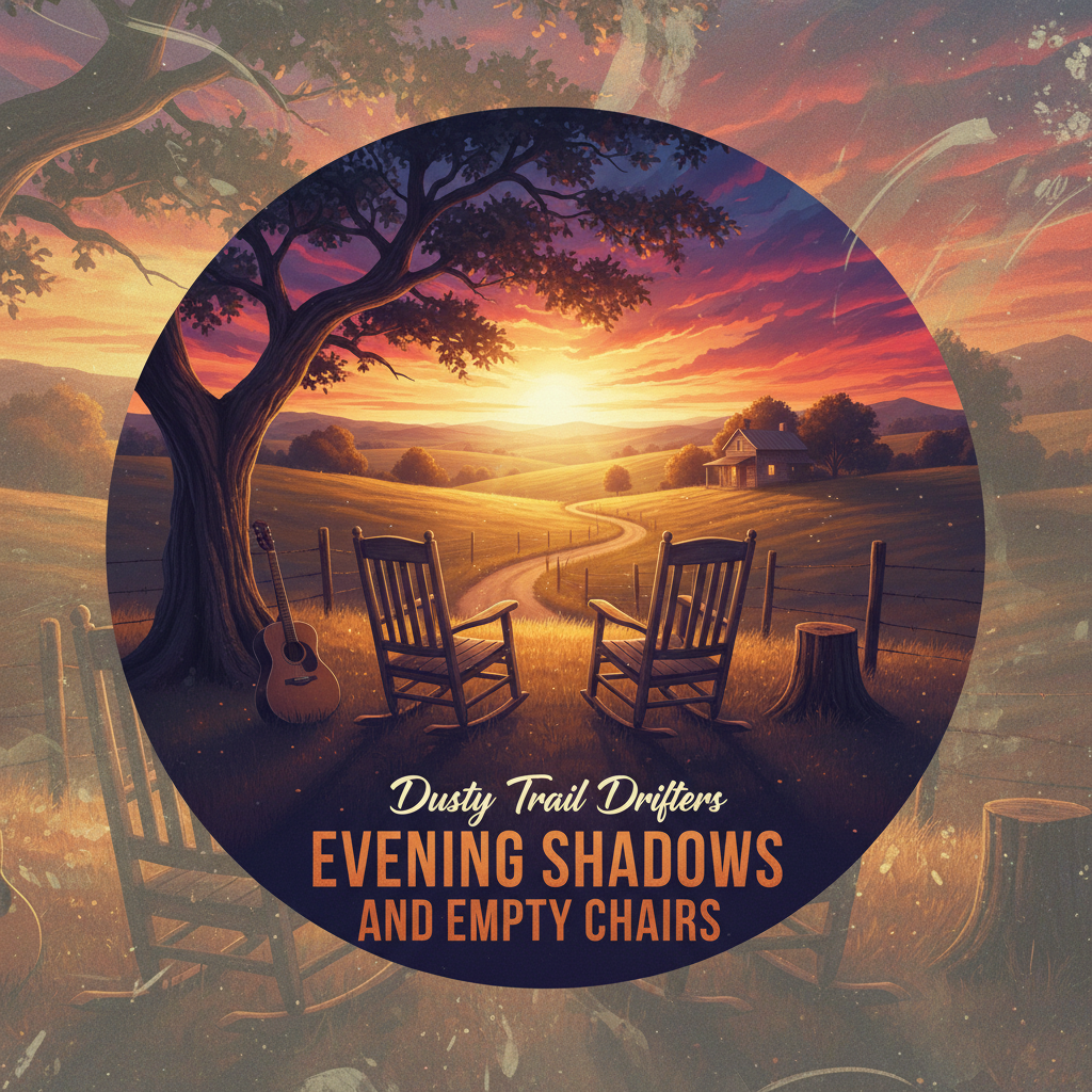 "Evening Shadows and Empty Chairs"