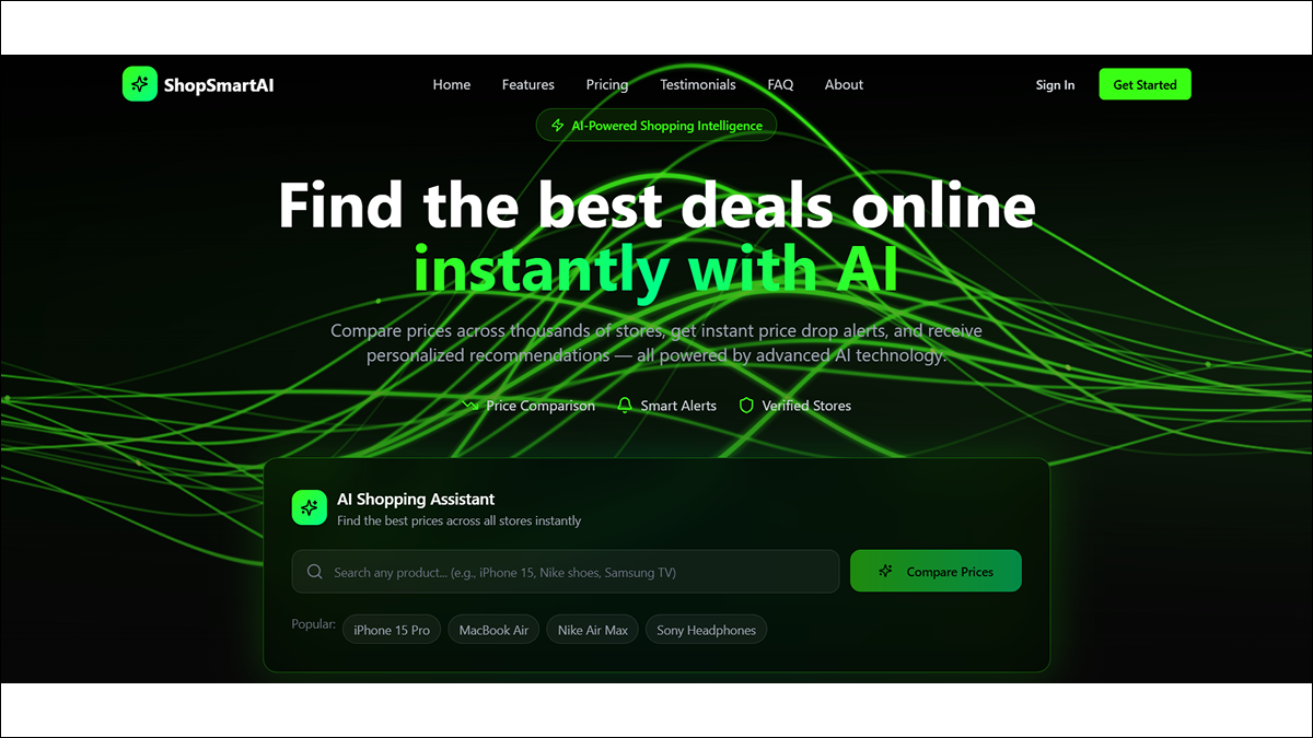 ShopSmart — Platform for product discovery and price comparison template preview