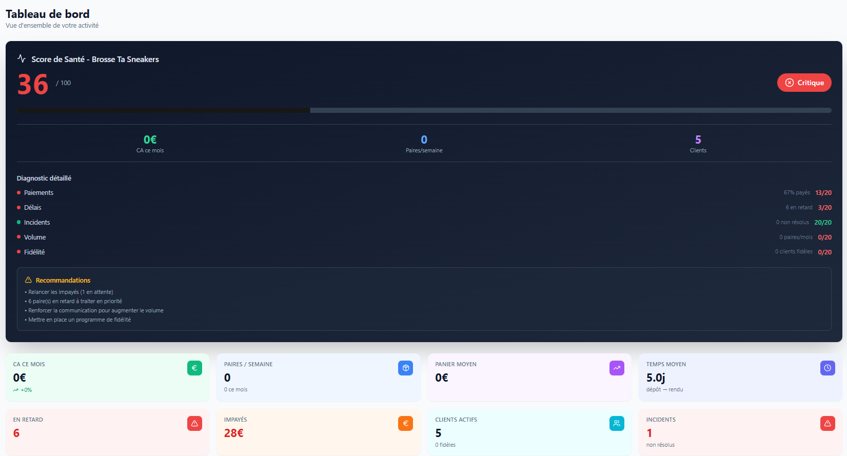 BTS CENTER template preview