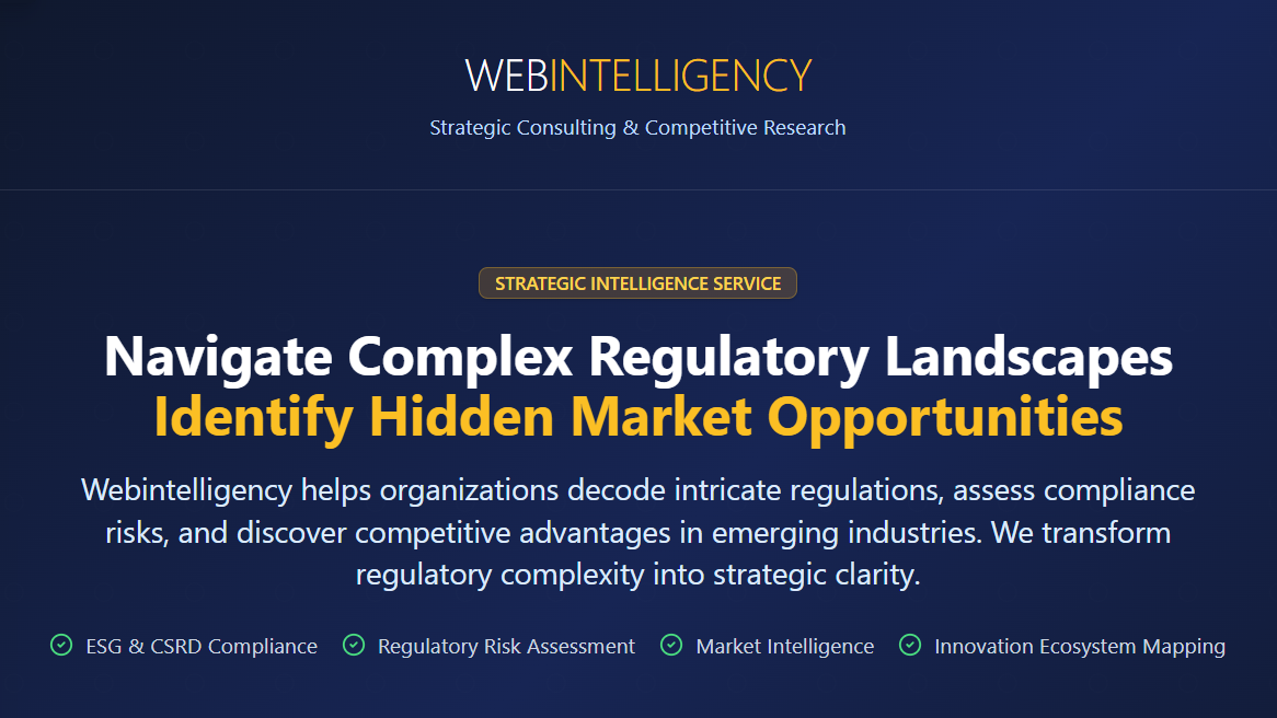 webintelligency template preview