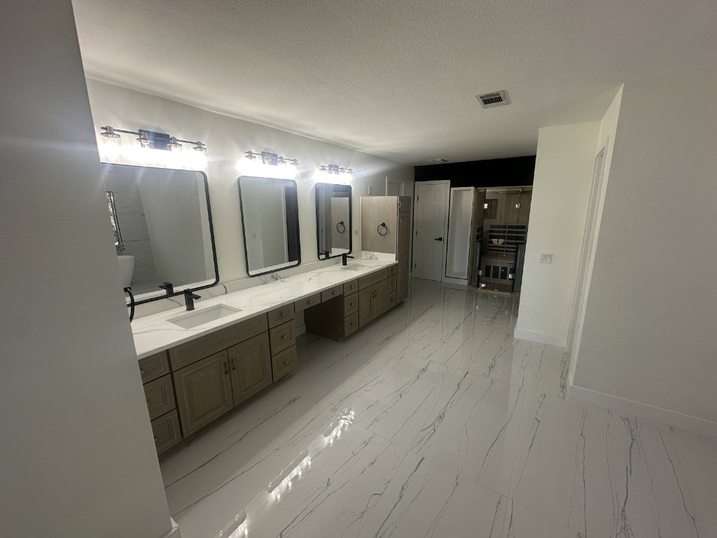 Master Spa Retreat — bathroom makeover project in Heath, TX by Rockwall Remodeling