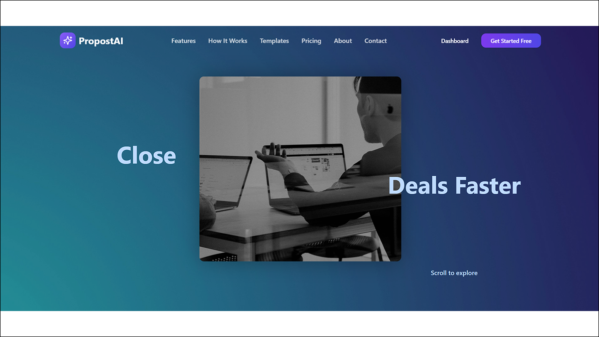 PropostAI — AI Proposal & Quotation template preview
