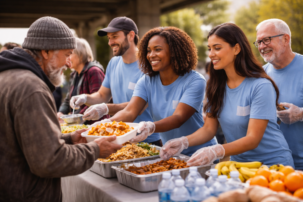 Community helping