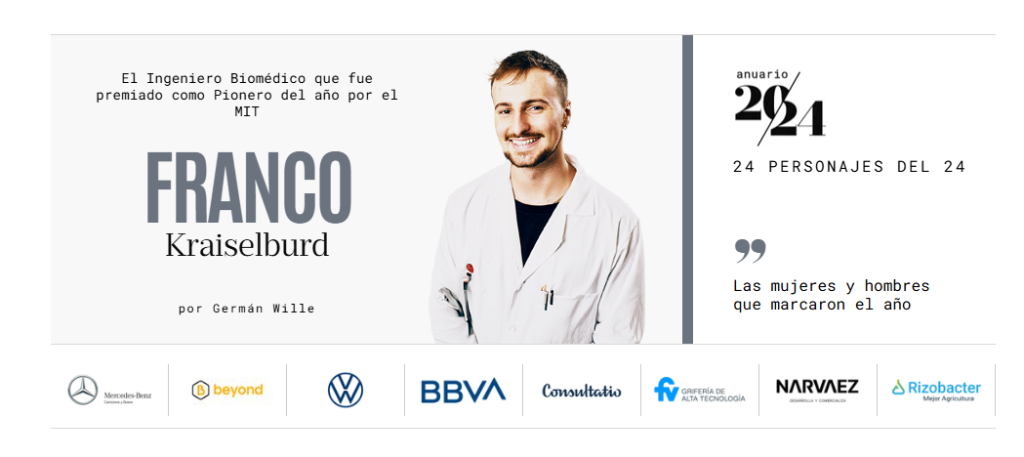 La Nación 24 Personajes del 2024 - Franco Kraiselburd