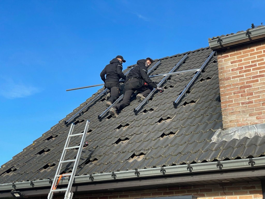Elektricien aan het werk