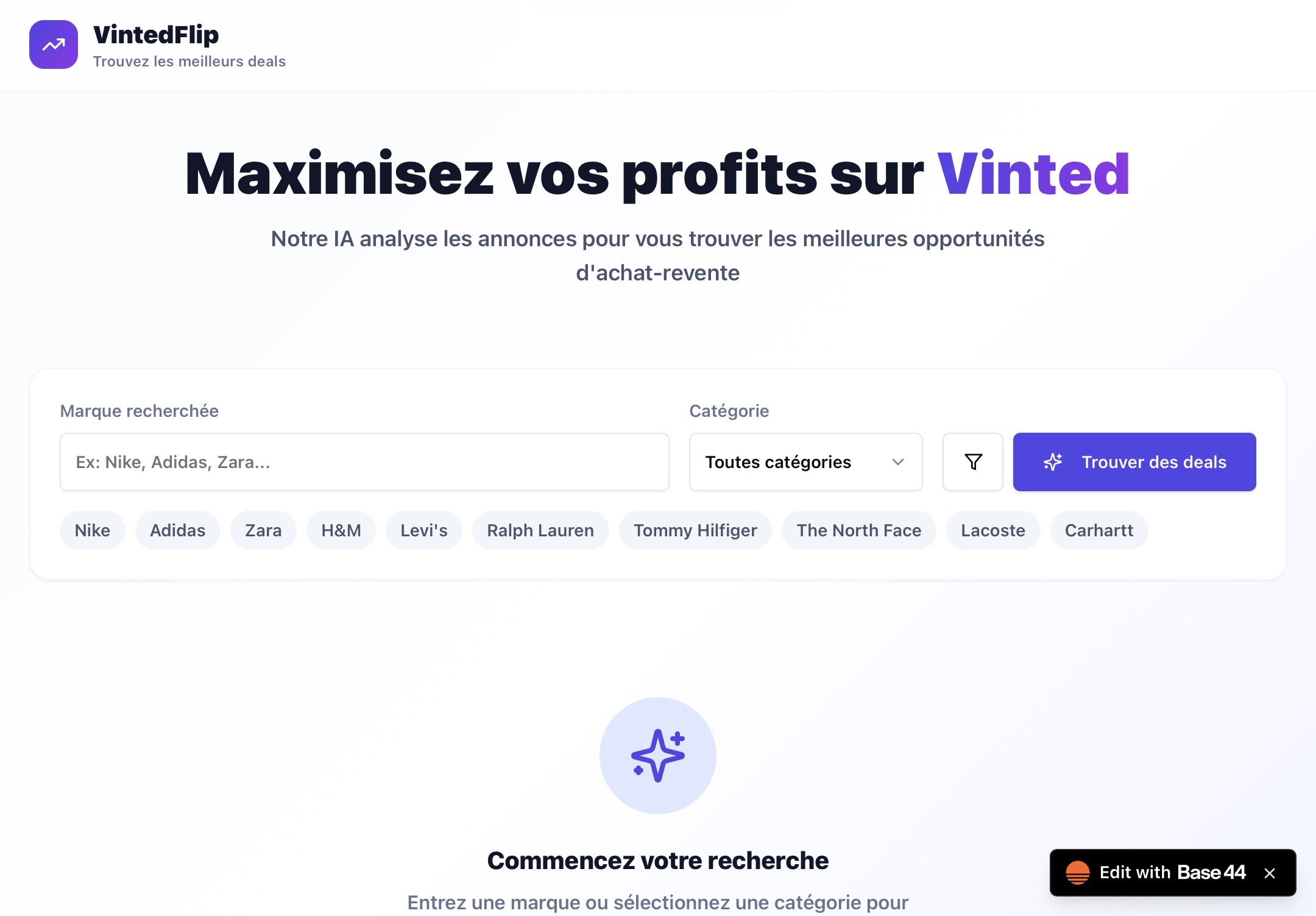 Vinted Arbitrage  template preview
