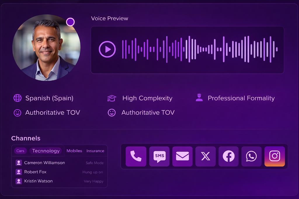 axisCloud AI Voice Interface
