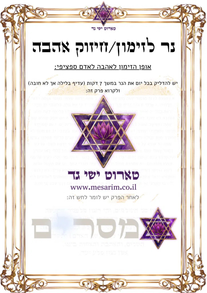 הוראות הפעלה לנר