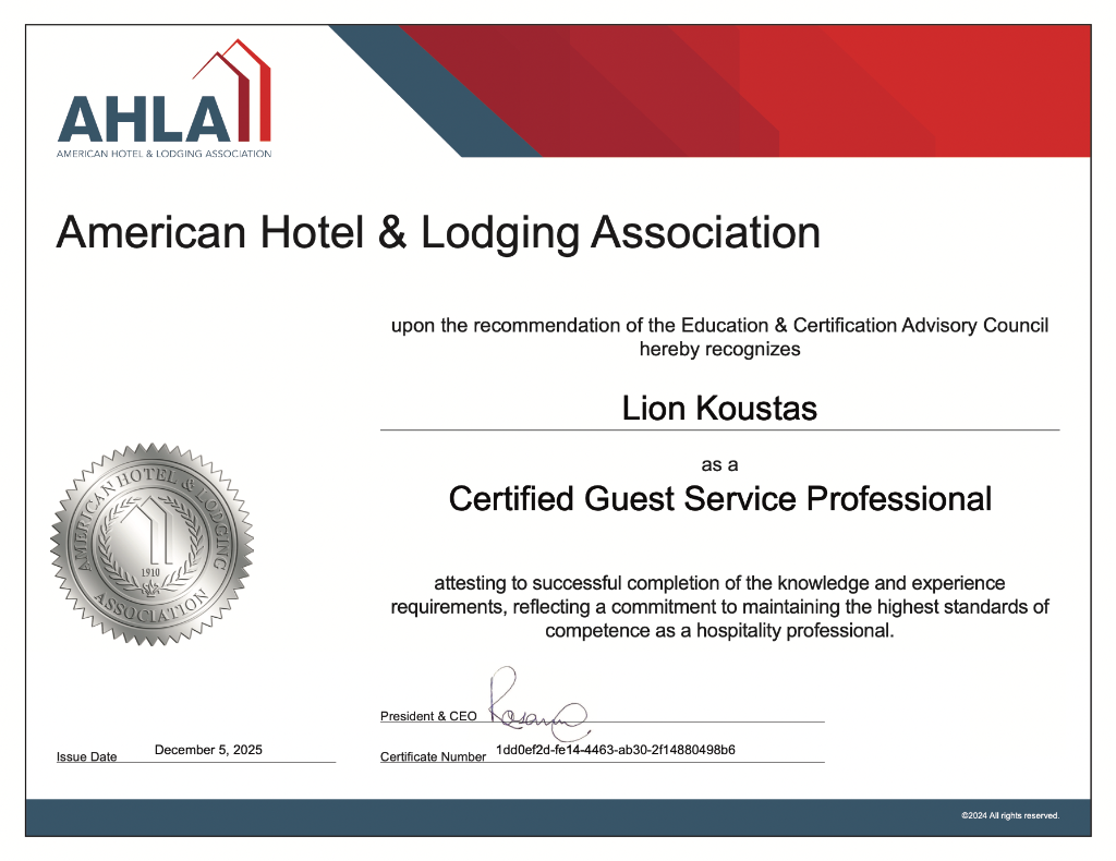 Certificate 1