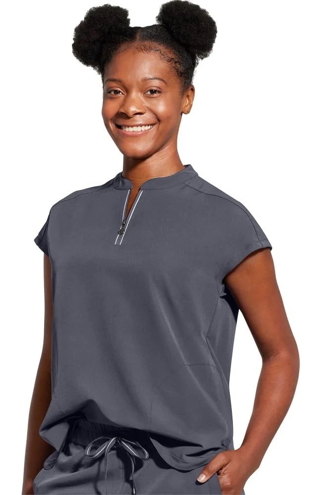 Medical scrub tops and nursing shirts