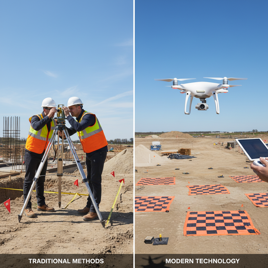 Traditional surveying vs drone surveying cost comparison