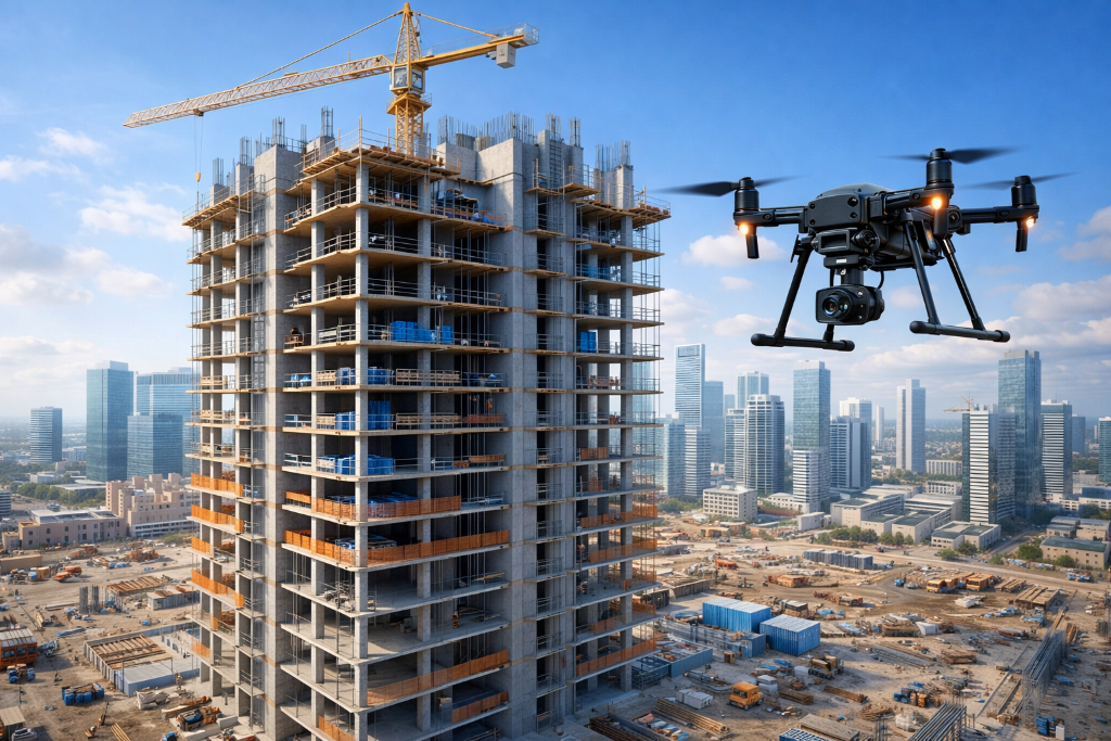 Top 10 Benefits of Using Drones for Construction Projects