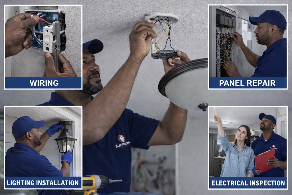Professional electrician