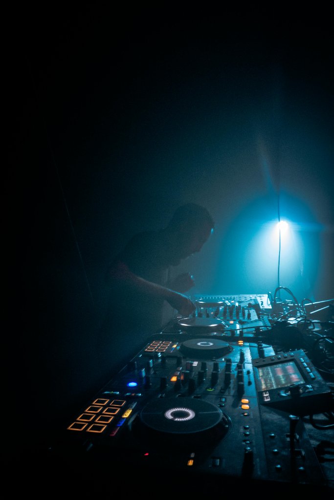 DJ Equipment and Smoke
