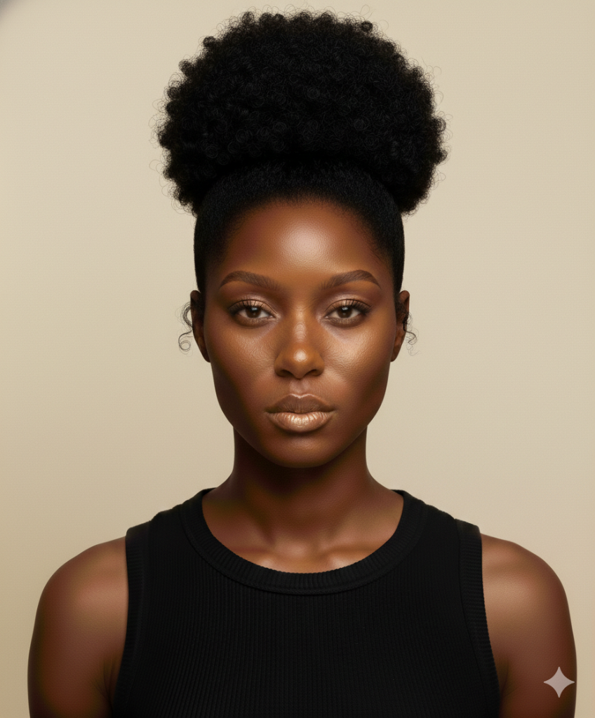 Coily Afro Puff