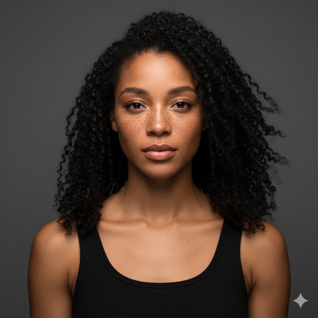 Medium Side part Curl