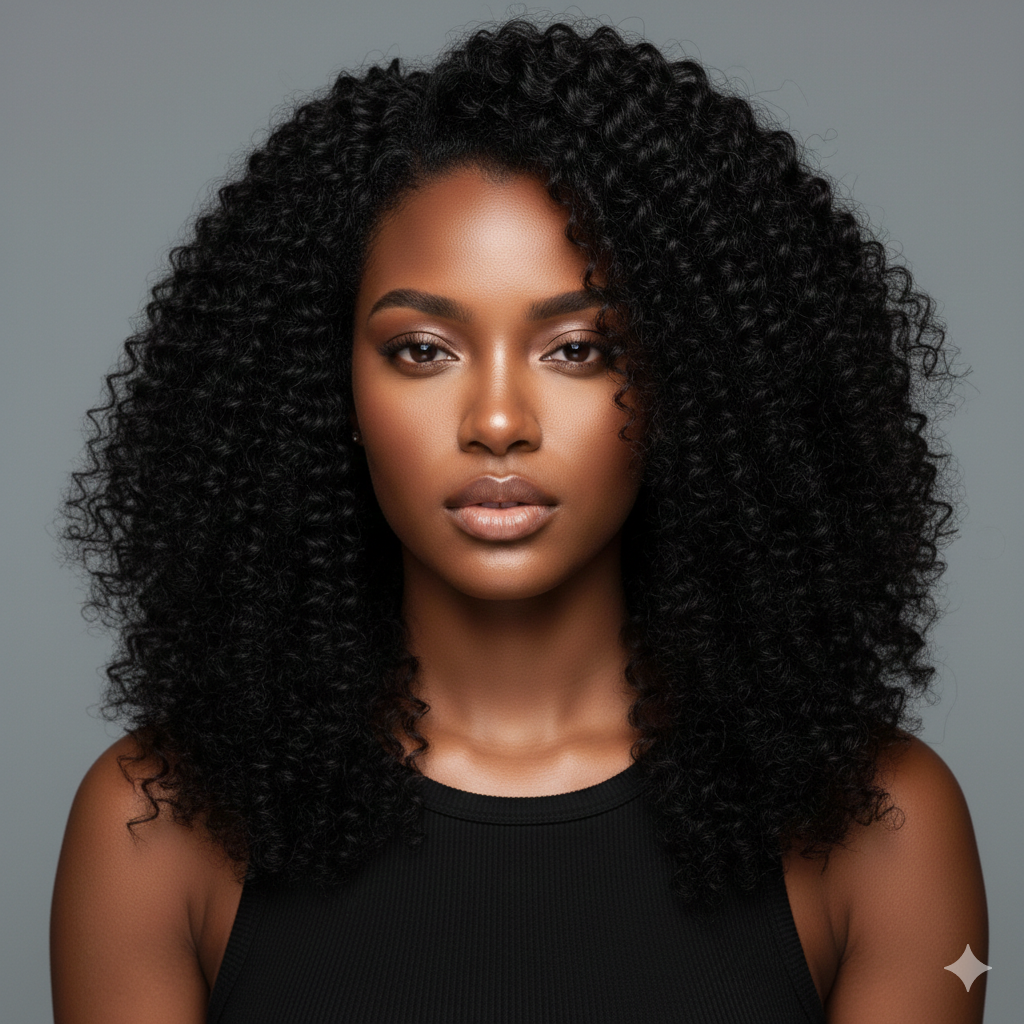 Long Side Part Curls