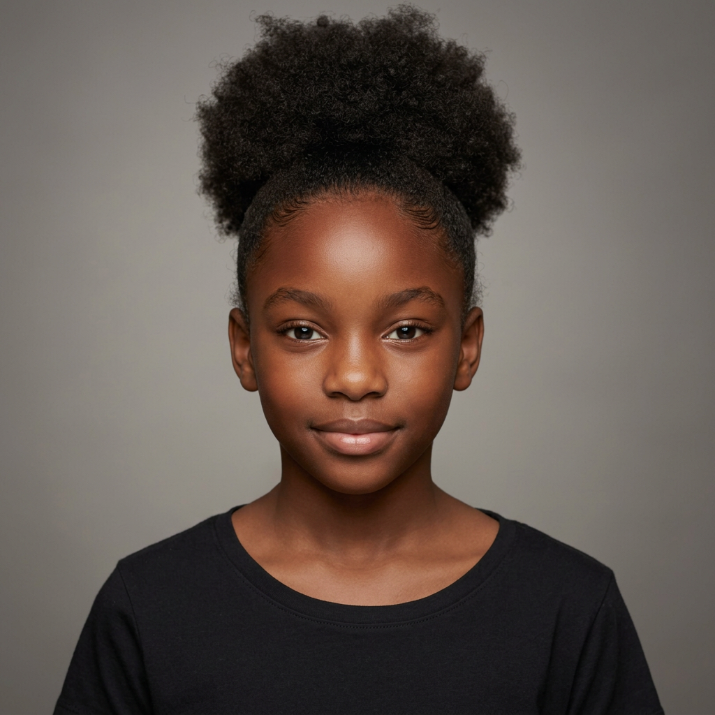 High Afro Puff
