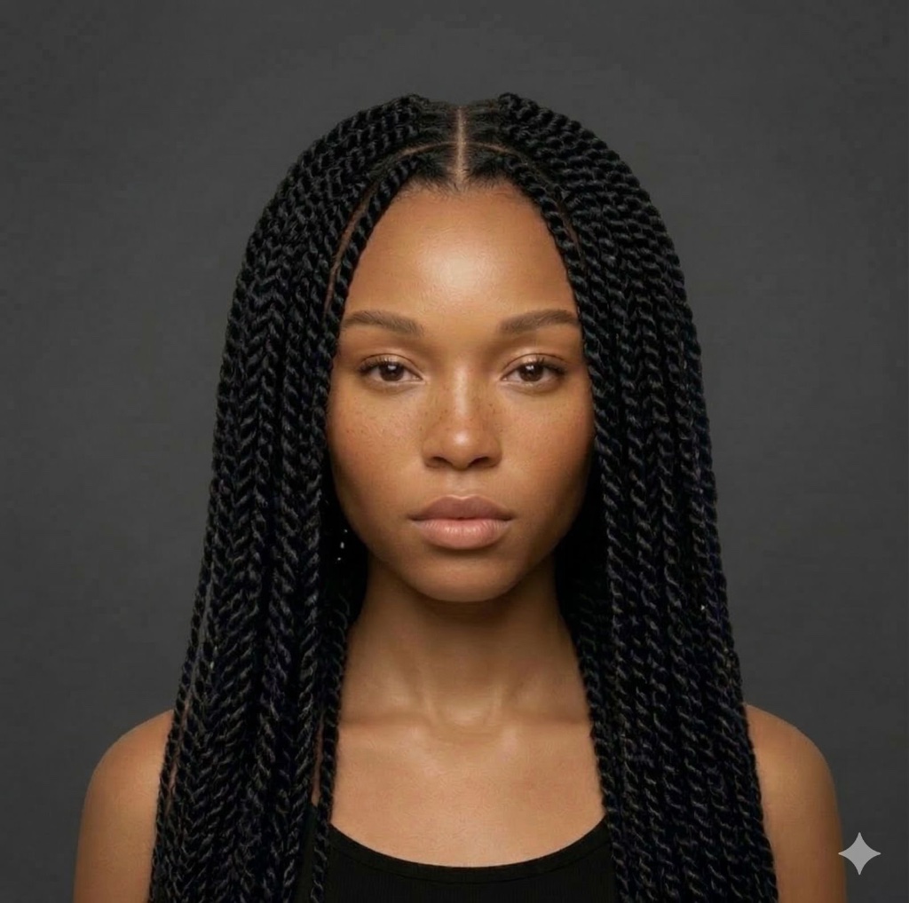Long Senegalese Twists