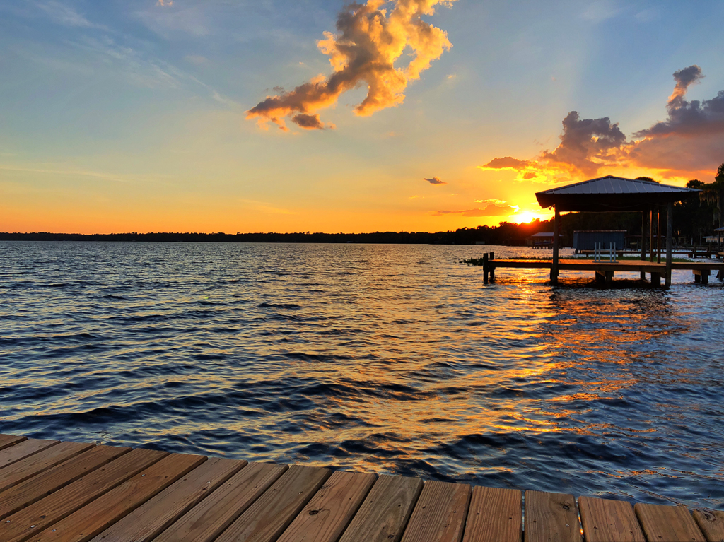 Santa Fe Lake sunset