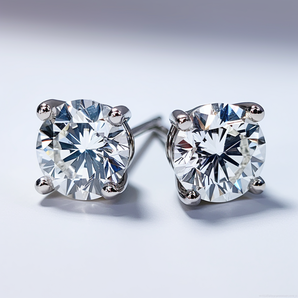 Round diamond solitaire engagement ring in white gold, one of the first pieces created after Brahim's Jewelry was founded in Burlington Massachusetts in 1996